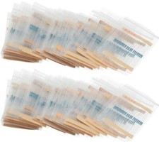 1460pcs 1/4W Metal Film Resistor Kit Assortment Set Labelled Precision