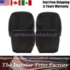 For 2003-2005 Dodge Ram 1500 2500 3500 Driver & Passenger Seat Cover Dark Gray