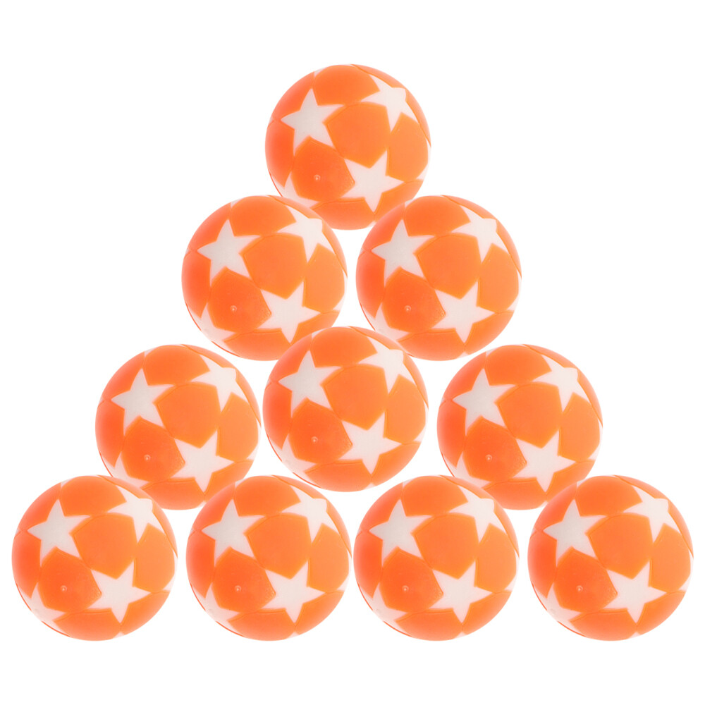 10 Pcs Table Soccer Plastic Footballs Foosball Game Machine eBay