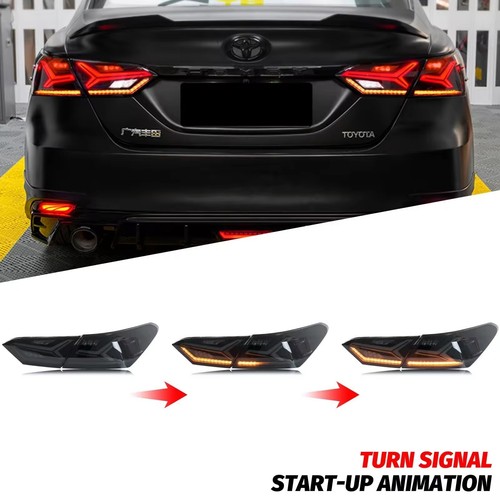 RGB Full LED Tail Light For Toyota Camry 8th Gen 2018-2024 - Picture 6 of 8