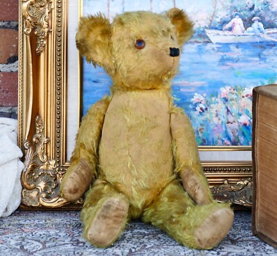 Ancien ours en peluche mohair 20