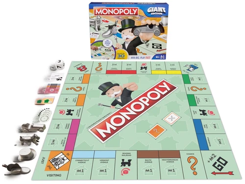 Giant Monopoly Gioco da Tavolo Extra Large Divertente Scambio Rapido Proprietà Trading Game