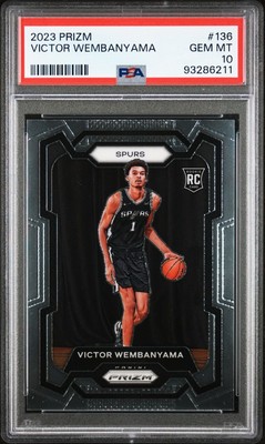 PRIZM VICTOR WEMBANYAMA RC PSA10
