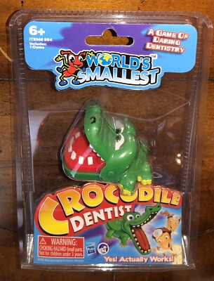 World's Smallest Dentist Miniature Edition Pocket Size Crocodile