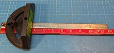 Saw-Sander Miter Gauge  - 1/4x3/4x12" Channel Steel Beam & 1.5x5.5" Resin Fence