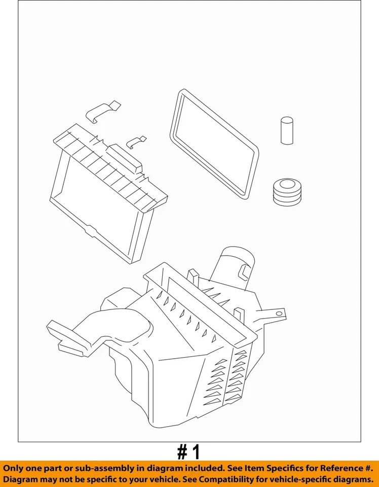 Conjunto de filtro de aire usado se adapta a: Infiniti M35 2007 grado A Foto 4 de 4