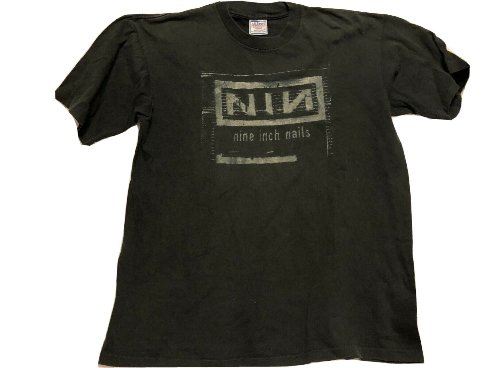 Vintage 90's Nine Inch Nails Nothing T-Shirt Size XL Allsport