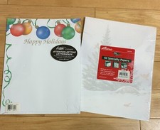 SEALED 2 Diff Styles Xmas Letterhead Computer Paper-60 Trees 25 Sheets 85 Pages