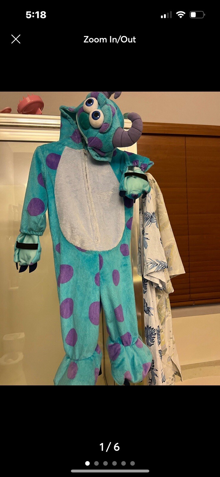 Monster’s Inc Sully Costume
