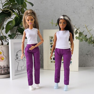 RealisticTrousers Doll Clothes 1/6 Fashion Clothes for Barbie Doll