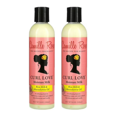 Camille Rose Curl Love Moisture Milk Leave-In Conditioner for Curly Hair 8 fl oz