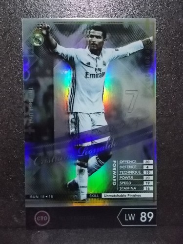 Panini Converted WCCF to FOOTISTA Insert Real Madrid Cristiano RONALDO - Picture 104 of 135