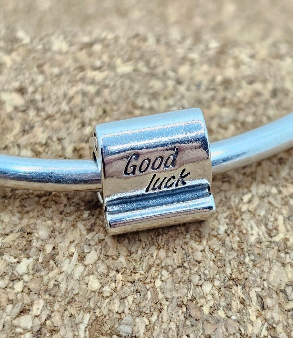 Authentic Pandora Good Luck Scroll Sterling Silve… - image 1