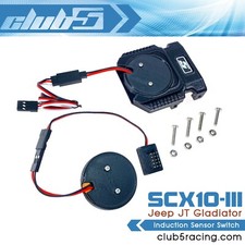 Interruttore Sensore Induzione Illuminazione per SCX10 III Jeep JT Gladiator (Impermeabile)