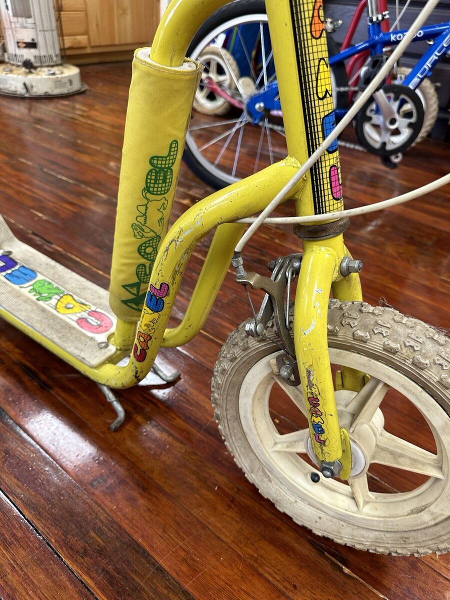 GT Camel Old School Bmx Scooter Freestyle Yellow Haro Hutch GT Camel Old School Bmx Scooter Freestyle Yellow Haro Hutch