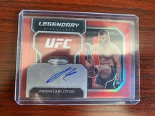 Andrei Arlovski UFC Auto Card Autografo Firmato PRIZM 43/99 Rara