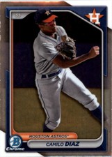 2024 Bowman Chrome Prospects Camilo Diaz BCP-135 Houston Astros Baseball Card