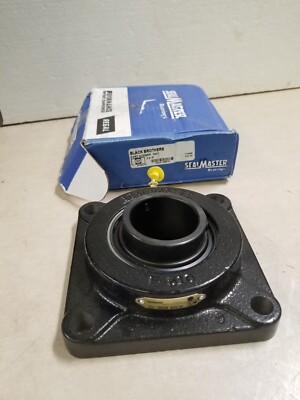 SealMaster 4-Bolt Flange Bearing Black Brothers 3507 (2-3/16'')