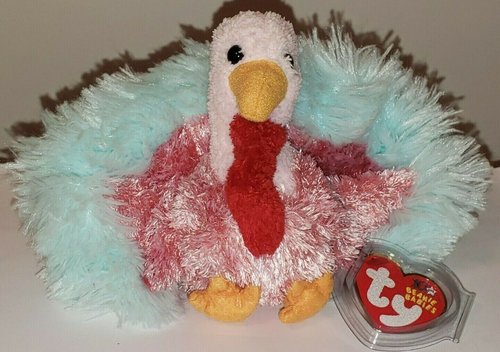 Ty Beanie Baby - TOM-E the Turkey (Internet Exclusive) 5" NEW MWMTs Plush Toy - 第 2/8 張圖片