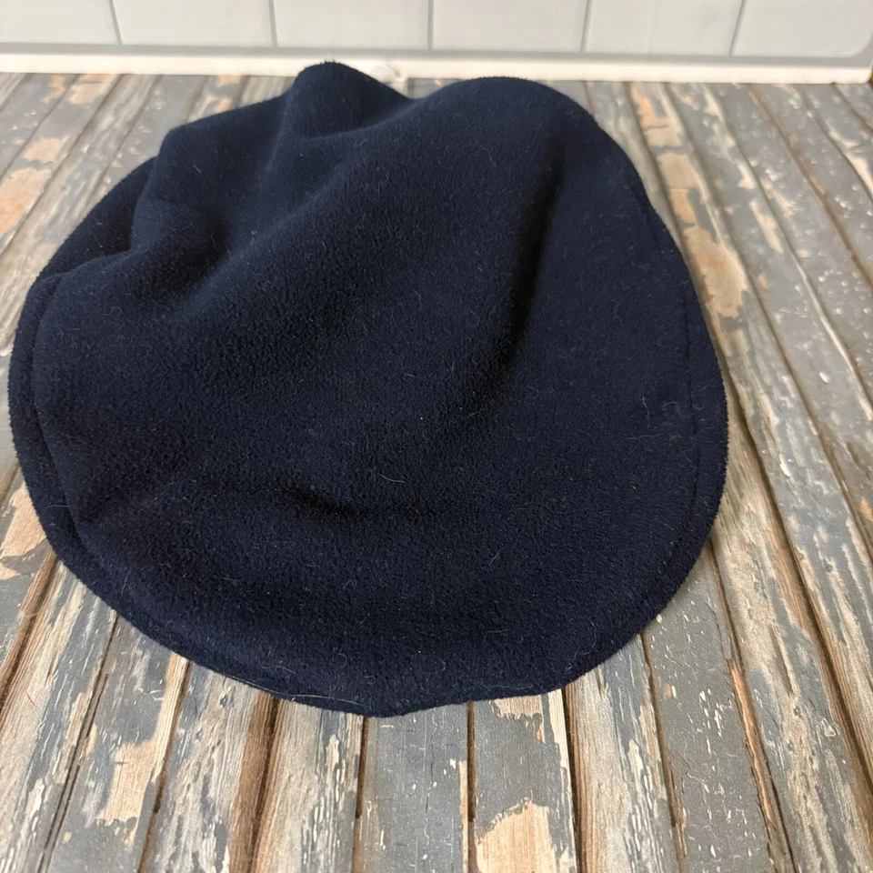 Boné masculino de lã liso golfe restrição zero tamanho único ajustável azul casual - Imagem 4 de 4