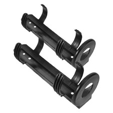 Car Fire Extinguisher Bracket 2Pcs Reusable Plastic Vehicle Mount Black