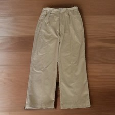 Vintage 90s Polo Ralph Lauren Mens Andrew Pant 36/34 Khaki Pleated Chino
