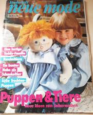 Zeitschrift "Neue Mode": Puppen und Tiere. Sonderheft 5118
