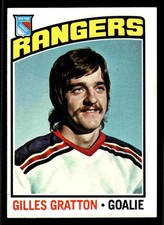 1976-77 Topps Gilles Gratton #28 - New York Rangers