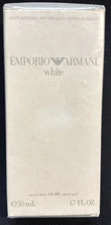 emporio armani white she 1.7oz spray STAINED EXTERIOR LOOK AT AD PICS(tester)