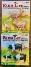 Vintage Safari Ltd. Farm Life Series Hand Painted Hampshire & Yorkshire Pigs 