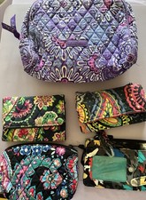 5 Pieces Vera Bradley Wallet Cosmetic Bag
