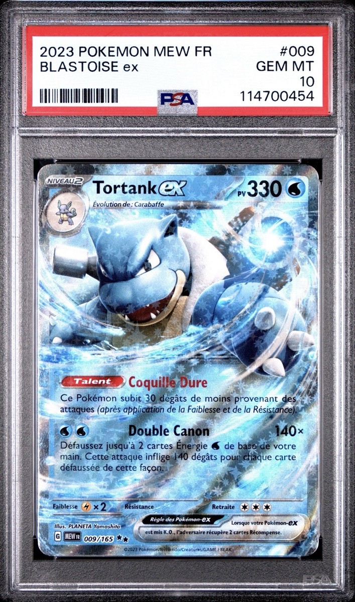 2023 Pokemon FRENCH EV3.5 151 Mew FR Tortank-Blastoise EX 009/165