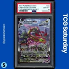 2021 POKEMON SWSH EVOLVING SKIES #218/203 RAYQUAZA VMAX SECRET ALT ART PSA 10