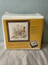 Creative Circle Embroidery Kit 1941 Ring Neck Pheasant Keepsake Box New Sealed