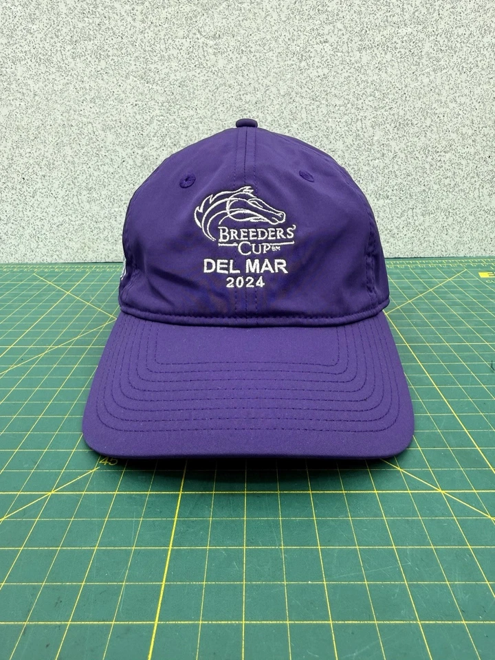 Gorra Breeders’ Cup 2024 Del Mar púrpura bordada carreras de caballos - por el juego Foto 2 de 4