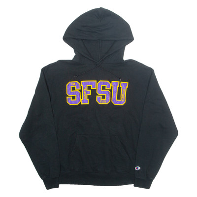 CHAMPION San Francisco Herren Schwarzer Hoodie USA L