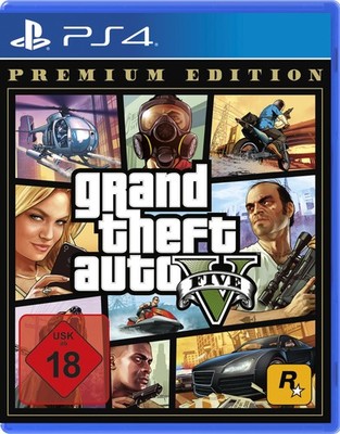 Grand Theft Auto 5 GTA V PS4 Spiel Playstation 4 Game OVP Neu Deutsch