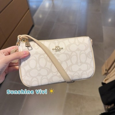 NWT Coach Nolita 19 In Sketch Signature Canvas Gold/Ivory CBM72 | eBay