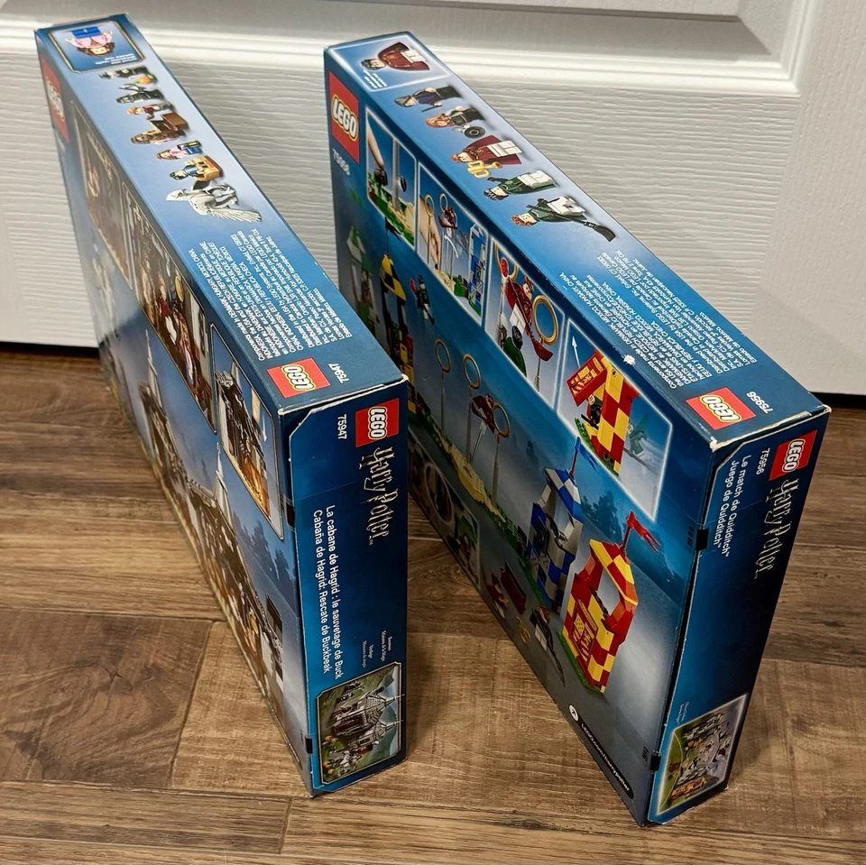 Lego Harry Potter Lot 75947 Hagrid’s Hut & 75956 Quidditch Match New Sealed Box - Image 3 of 4