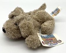 NWT Animal Alley Collectibles Brown Puppy Dog Fuzzy Bean Bag 6  Plush Toy 2000