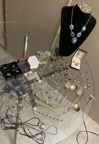 1000 Grams 925 Jewelry Scrap, Bracelets Rings, Necklaces &Good Pieces!