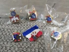 VTG. Knights Of Columbus K Of C Enamel Lapel Pins assorted lot (6-pcs)