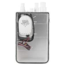 ⁺12V DC 12V/24V 750GPH Shower Sump Pump Automatic Switch Bilge Drain Box Multi