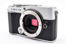 Olympus PEN E-P7 Silver Mirrorless Digital Camera Body MFT Micro 20.3MP Live MOS