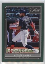 2022 Panini Three and Two Prospects Emerald 3/5 George Valera #P-14 11ht