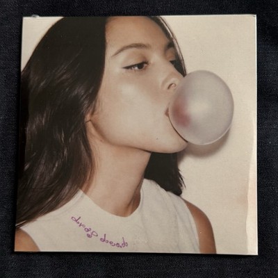 PRESALE Olivia Rodrigo Drop Dead Chewing Gum Pink 7  Vinyl Single Pretty Sad