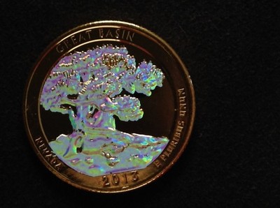 2013 D Great Basin Park Quarter. ATB Series Uncirculated , hologram design