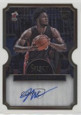 2015-16 Panini Select Die-Cut Rookie Auto 44/60 Justise Winslow #7 Auto w6z