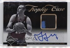 2011 Panini Limited Materials Signatures Prime 11/25 Zydrunas Ilgauskas Auto 2d0