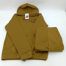 RedWed Tracksuits Comfortable casual hooded sportswear set, brown, size M